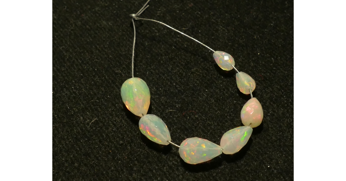 Opale Brute Naturelle D’Éthiopie 3,77 Carats – Blanche Et Multicolore (réf. P406.232t)